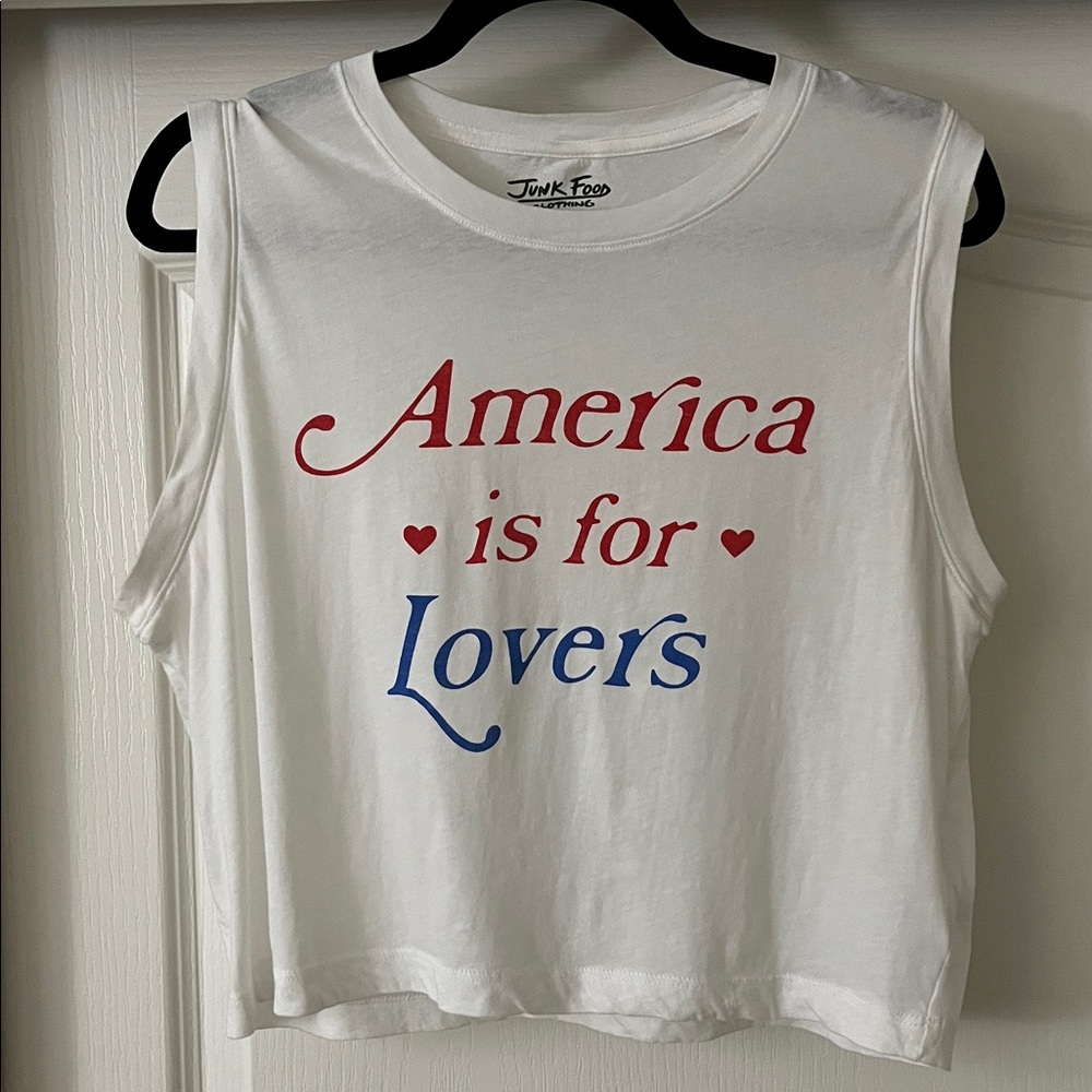Junk Food Clothing White Cotton Tee